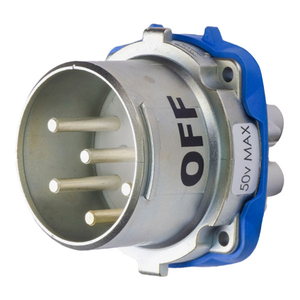 39-38940 - DR7c INLET METAL SIZE 4 IP 54 4P 50A 50 V 60 Hz NO AUX